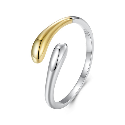 925 Sterling Silver & Plated Gold & Plated White Gold Rings