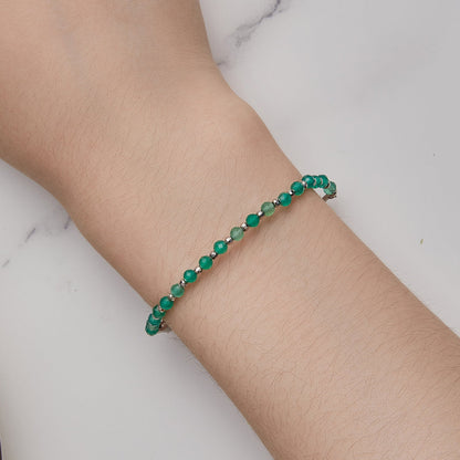 925 Sterling Silver Bracelet with Pavé Setting CZ - 210mm - for Women