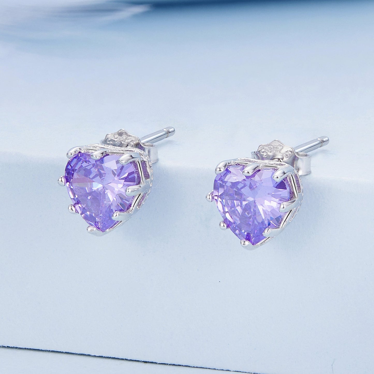 925 Sterling Silver Earrings with Pavé Setting CZ for Women