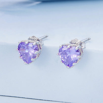 925 Sterling Silver Earrings with Pavé Setting CZ for Women