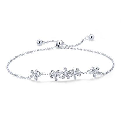 925 Sterling Silver Bracelet 22cm for Women