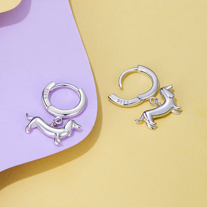 925 Sterling Silver & Plated White Gold Earrings for Women