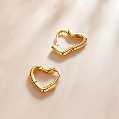 925 Sterling Silver & Platinum Earrings for Women