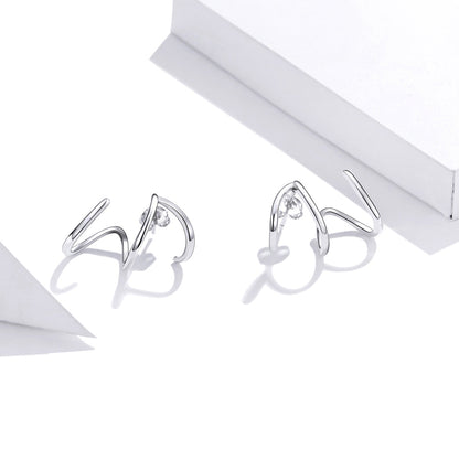 925 Sterling Silver Oxidized Earrings for Women