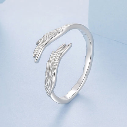 925 Sterling Silver White Gold Plated 0.2cm Ring for Women