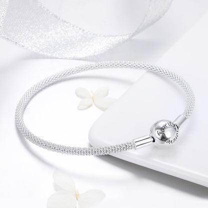 925 Sterling Silver SCB Bracelet Size 17.0cm