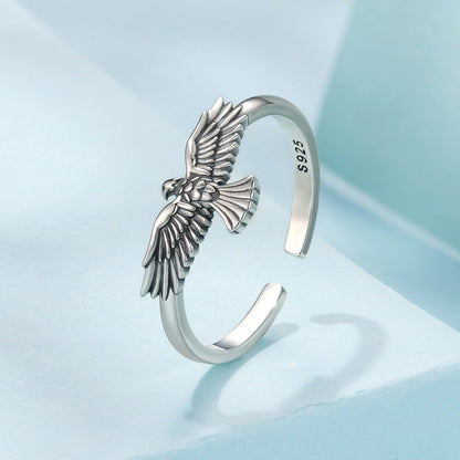 925 Sterling Silver Oxidized Ring for Men