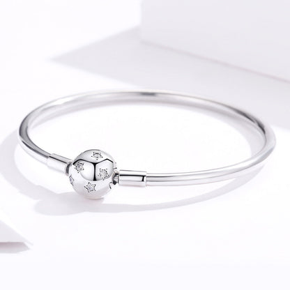 925 Sterling Silver Adjustable Bracelet Style Nan Size 17cm for Men