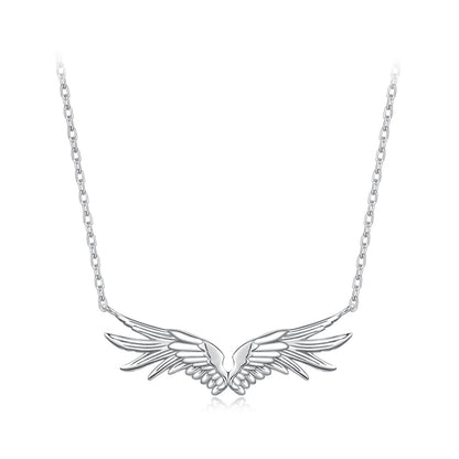 925 Sterling Silver Plated 40+5cm White Gold Necklace for Women