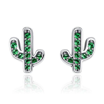 925 Sterling Silver 0.60 Carat Cubic Zirconia Earrings for Women