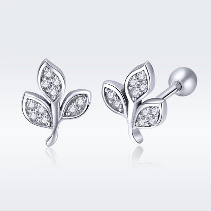 925 Sterling Silver Oxidized Pavé Setting CZ Earrings