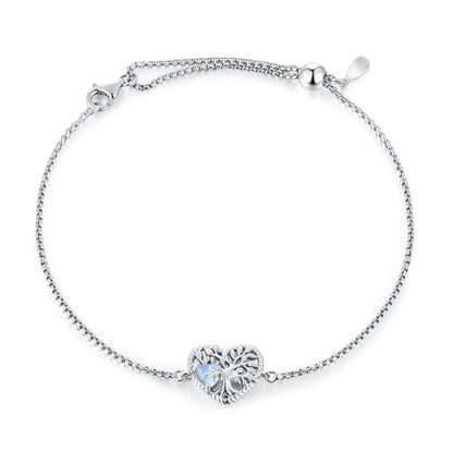 925 Sterling Silver Moonstone Bracelet for Women