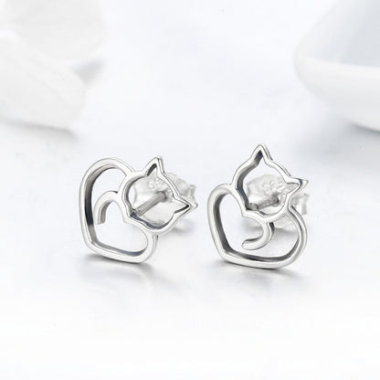 925 Sterling Silver Oxidized Earrings