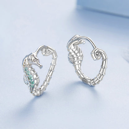 925 Sterling Silver Pavé Setting CZ Earrings for Women