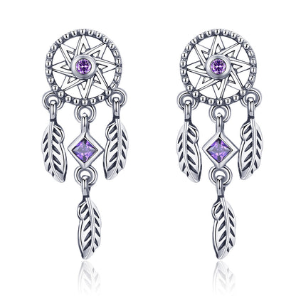 S925 Sterling Silver Pavé Setting CZ Earrings