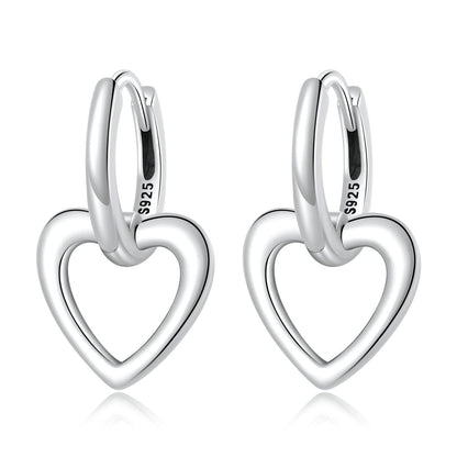 925 Sterling Silver Earrings for Women - Oxidized - 1.9x1.2cm