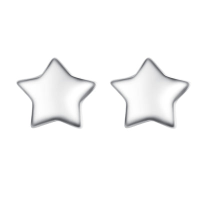 S925 Sterling Silver Earrings with Plated Platinum Finish for Women