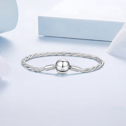 925 Sterling Silver Bracelet 17cm with Oxidized Finish