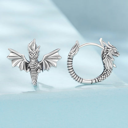 925 Sterling Silver Oxidized Silver Earrings for Women