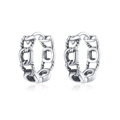 925 Sterling Silver Oxidized Earrings for Women