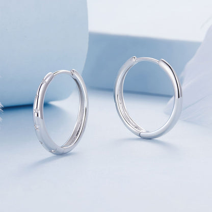 925 Sterling Silver Earrings with Pavé Setting CZ for Women