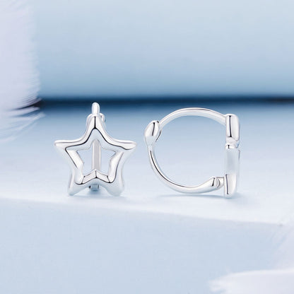 S925 Oxidized Silver 1cm Earrings for Women
