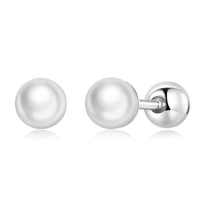 925 Sterling Silver Quality Shell Pearl Earrings for Women