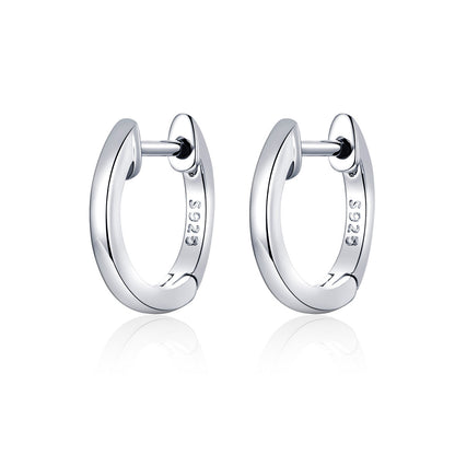 925 Sterling Silver Plated Black Gold Earrings for Women