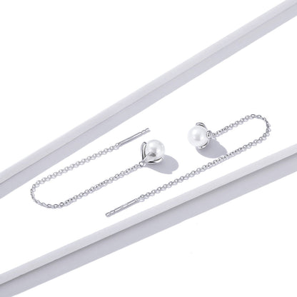 925 Sterling Silver Earrings with Quality Shell Pearl
