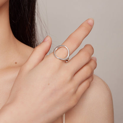 925 Sterling Silver Oxidized 1.8mm Wide Ring