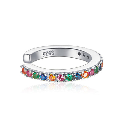 S925 Sterling Silver Platinum Plated 1.4cm Earrings for Women