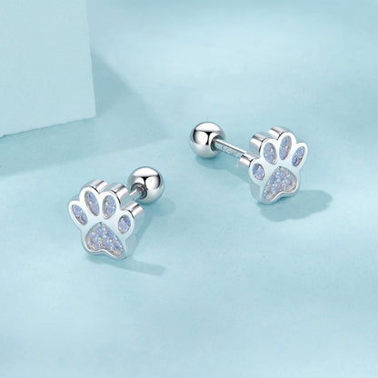925 Sterling Silver Nano Opal Stone Earrings 6mm
