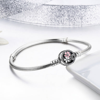 925 Sterling Silver Bracelet 18CM for Women