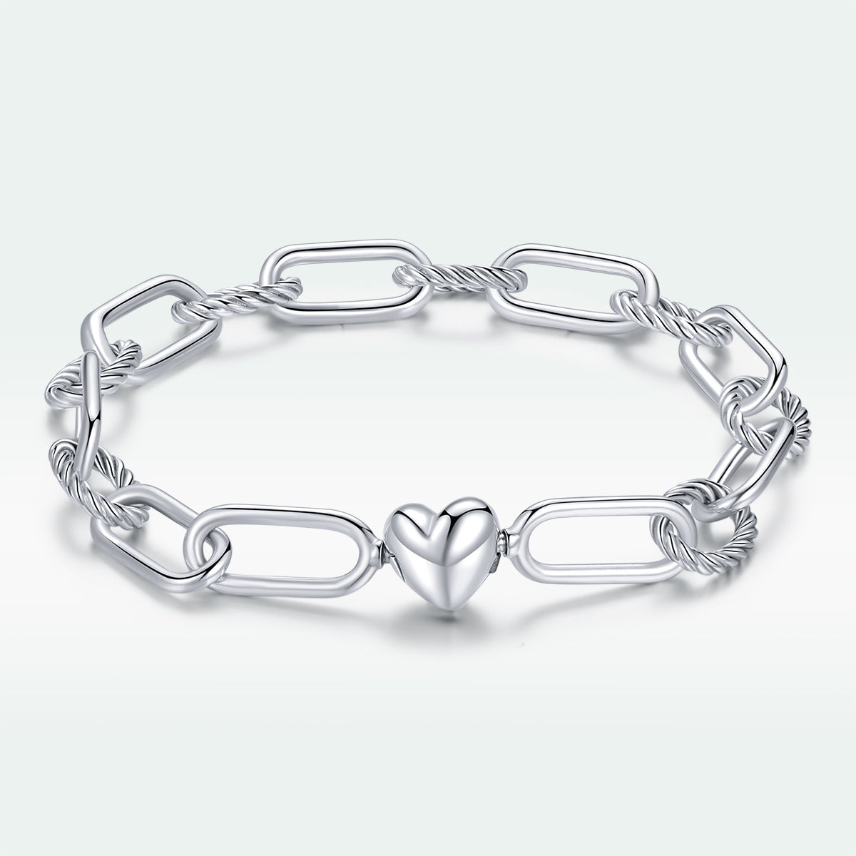 925 Sterling Silver Oxidized Bracelet 17cm for Women