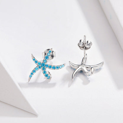 925 Sterling Silver Earrings with Pavé Setting CZ, 1.6*1.9cm for Women