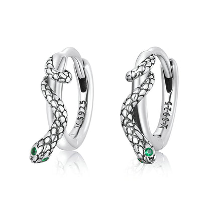925 Sterling Silver Earrings with Pavé Setting CZ