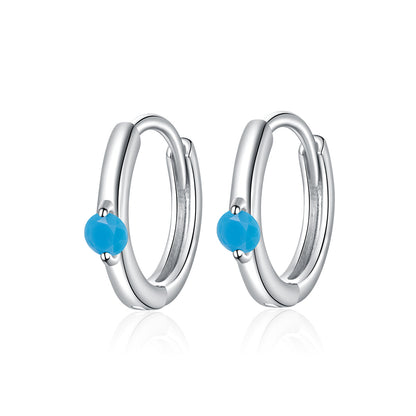 925 Sterling Silver Pavé Setting CZ Gold Plated Earrings for Women