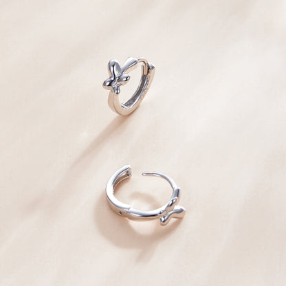 925 Sterling Silver Plated Platinum Earrings for Women