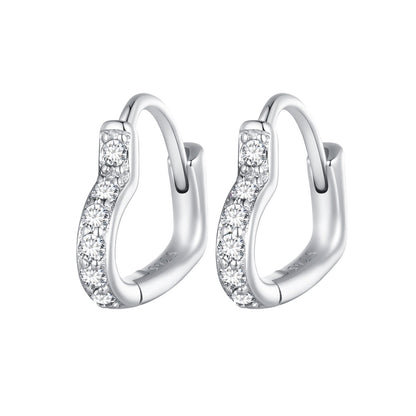 925 Sterling Silver Earrings with Pavé Setting CZ for Women