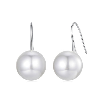 925 Sterling Silver Earrings with Quality Shell Pearl