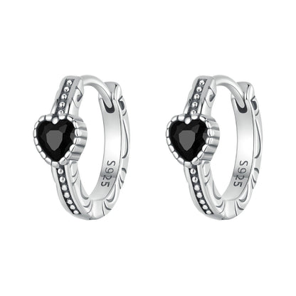 925 Sterling Silver Earrings with Pavé Setting CZ