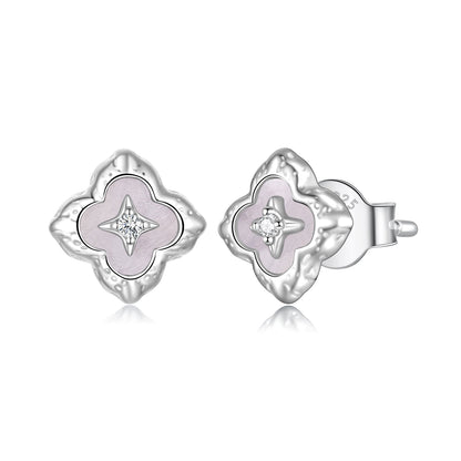 925 Sterling Silver Moissanite 0.8cm Earrings for Women