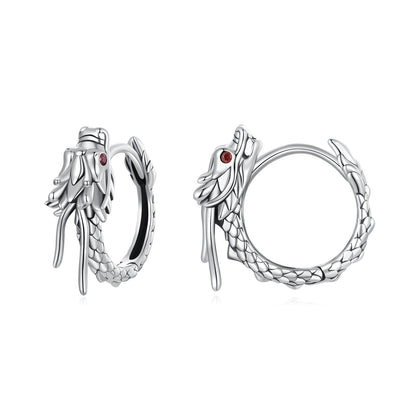 925 Sterling Silver Pave Setting CZ Oxidized Earrings for Women