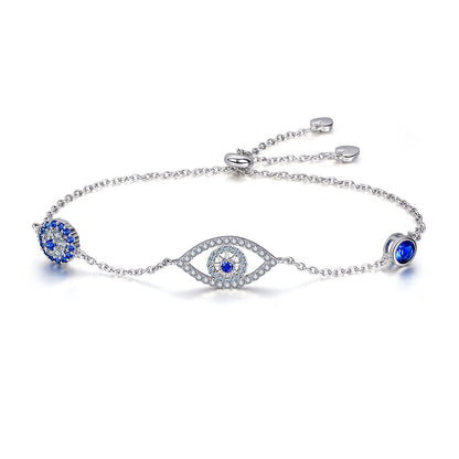 925 Sterling Silver Bracelet 22cm Length 0.9*2.2cm for Women