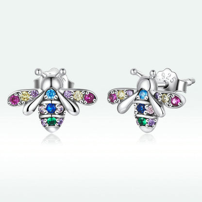 925 Sterling Silver Pavé Setting CZ Earrings for Women