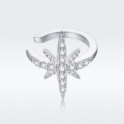 925 Sterling Silver Plated Platinum Pavé Setting CZ Earrings for Women
