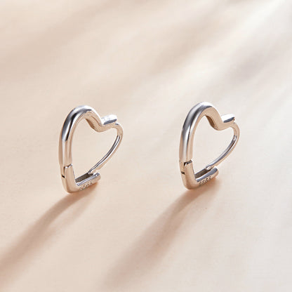 925 Sterling Silver & Platinum Earrings for Women
