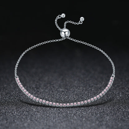 925 Sterling Silver Bracelet 27cm for Women