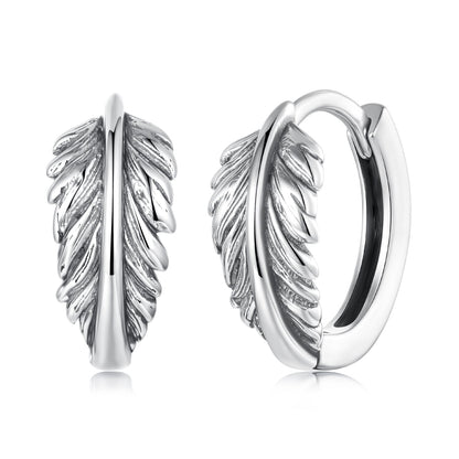 925 Sterling Silver Earrings with Oxidized Silver for Women