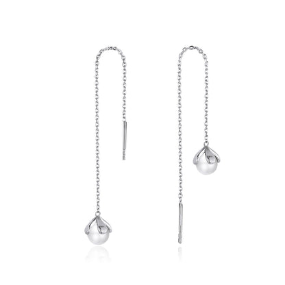 925 Sterling Silver Earrings with Quality Shell Pearl